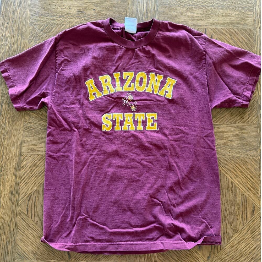 Arizona State Sun Devils T-Shirt Men's Maroon Sparky Logo